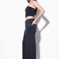 Charcoal High Rise Denim 9 (Wide Leg)