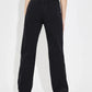 High Waist Black Straight Fit Denim (Premium Quality)