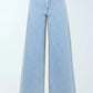 Light Blue Wide Leg Jeans