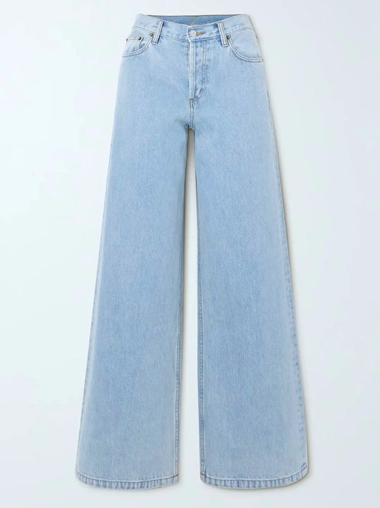 Light Blue Wide Leg Jeans