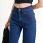 Indigo Blue High Waist Denim ( Wide Leg)