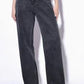 Charcoal High Rise Denim 9 (Wide Leg)