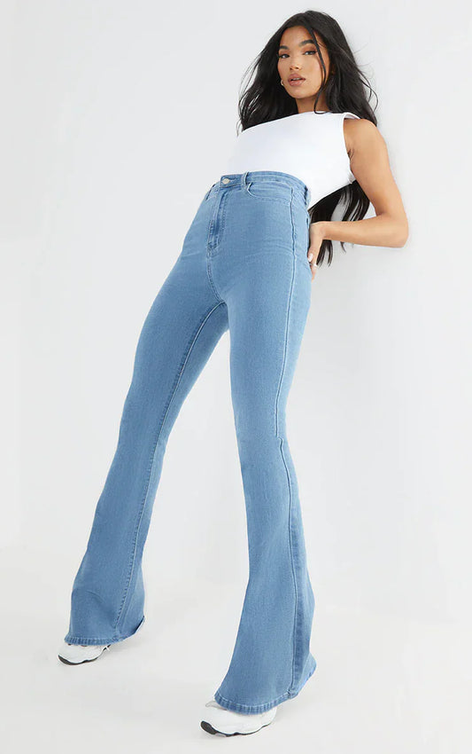 Light Blue Bootcut Flare Jeans