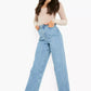 Light Blue High Waist Denim (Straight Fit)