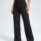 Black Wide Leg High Rise Jeans