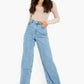 Light Blue High waist Denim (Wide Leg)